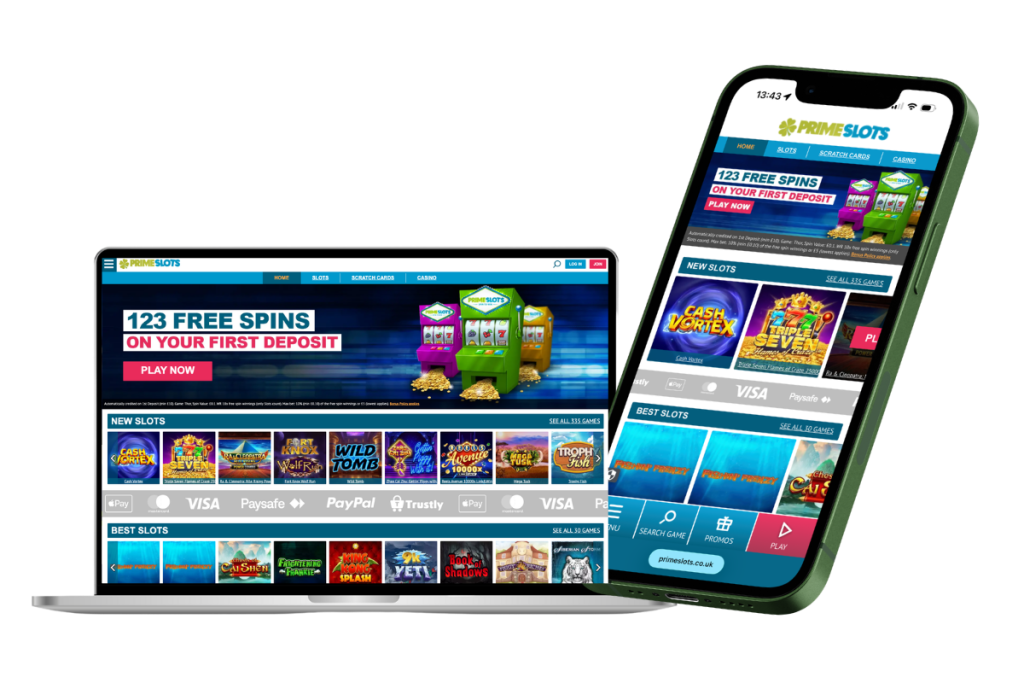 Prime Slots Casino Lobby
